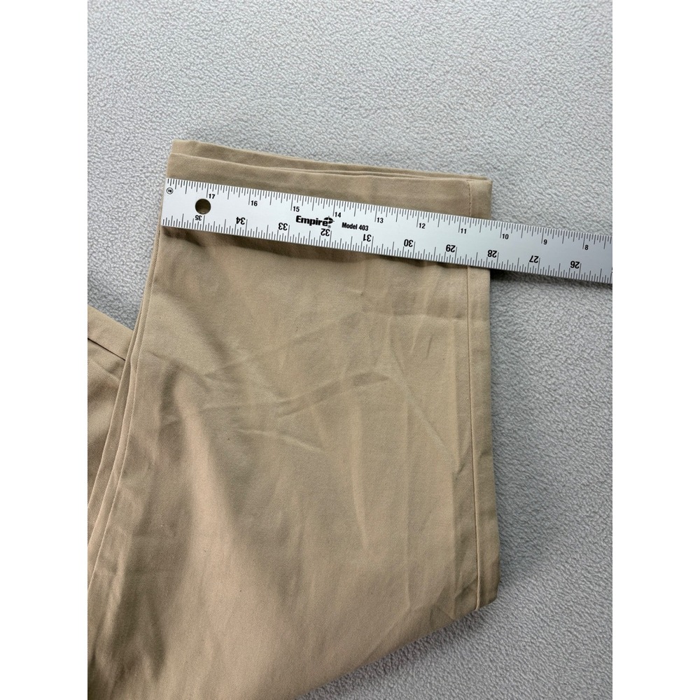 NWT St John's Bay Capri Pants Womens Size 10 Khaki Easy Stretch Cropped Casual - Picture 8 of 9